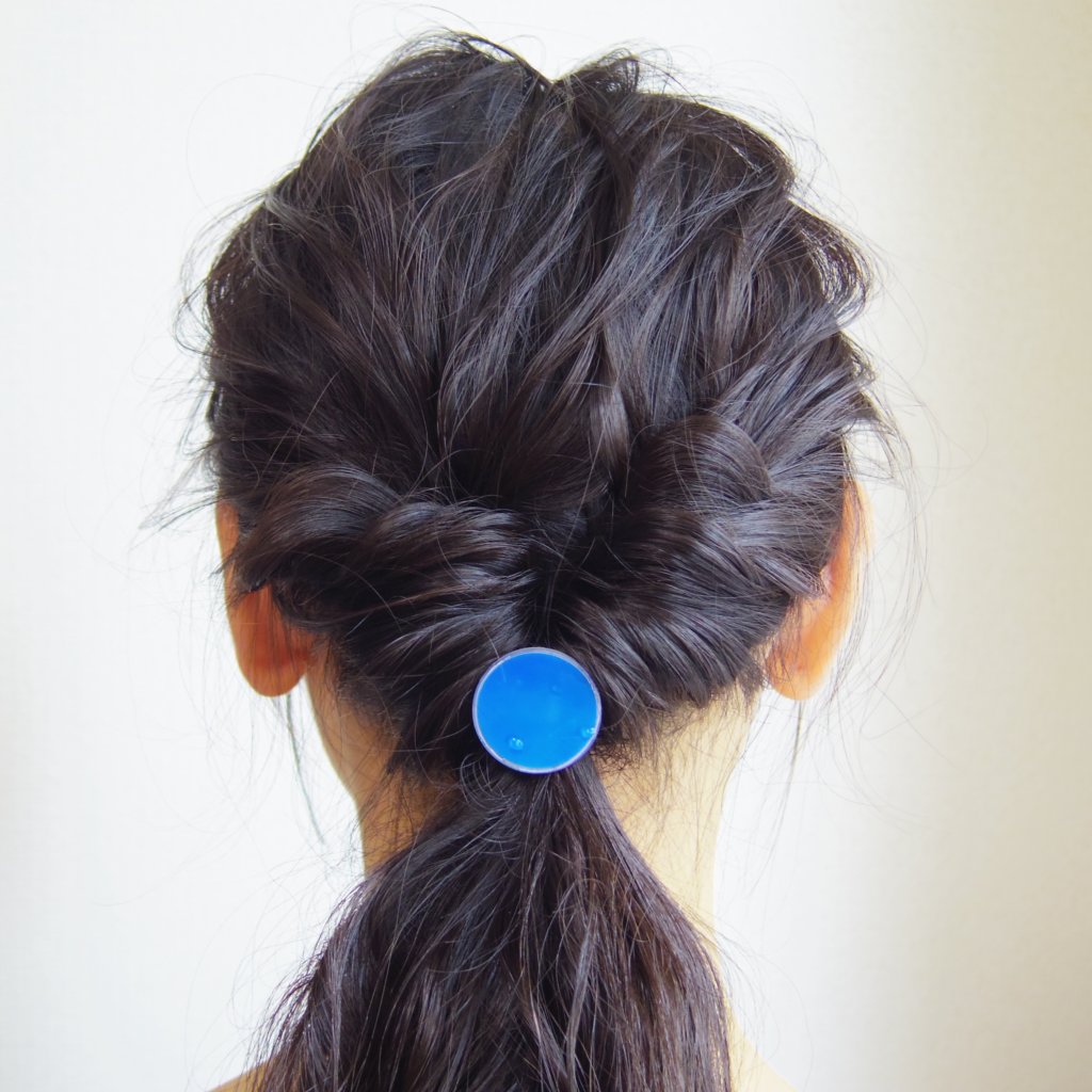 ヘアゴムのオススメな付け方⑥
