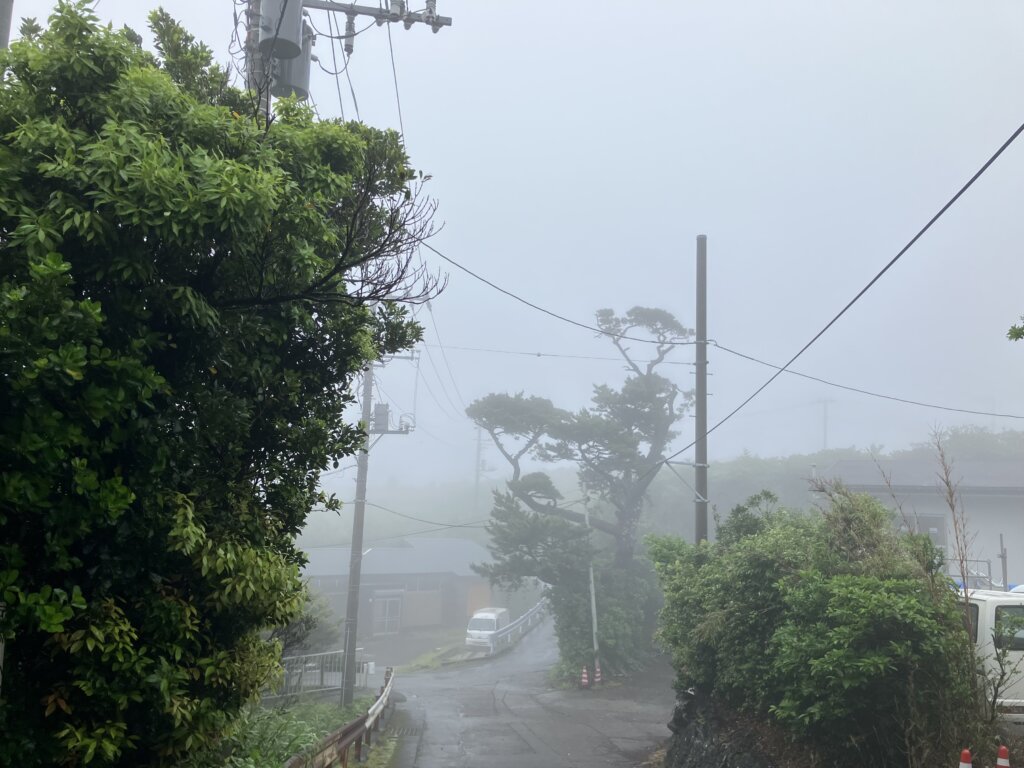 青ヶ島の霧