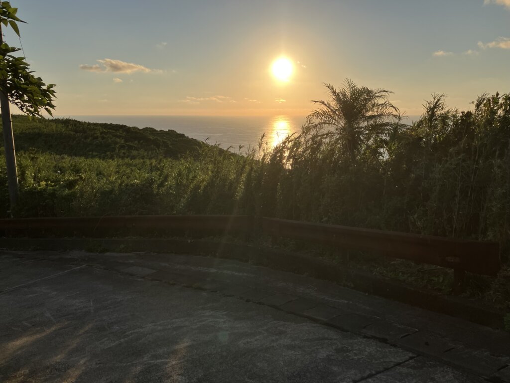 夕日