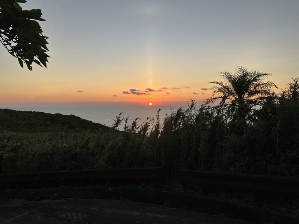 夕日