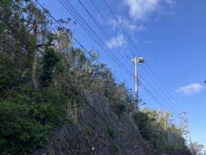 青ヶ島、台風の爪痕